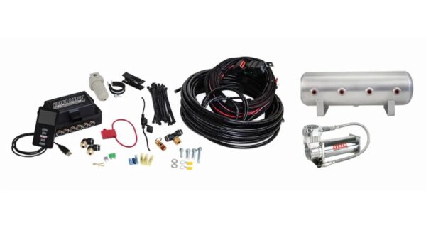 3P Air Management (FNPT Manifold, 1/4" Air Line, 2.5 Gallon Raw Aluminum Tank, VIAIR 444C Compressor)