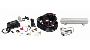 3P Air Management (FNPT Manifold, 3/8" Air Line, 4 Gallon 5-Port Raw Aluminum Tank, VIAIR 444C Compressor)