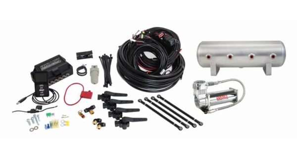 3H Air Management (FNPT Manifold, 1/4" Air Line, 2.5 Gallon Raw Aluminum Tank, VIAIR 444C Compressor)