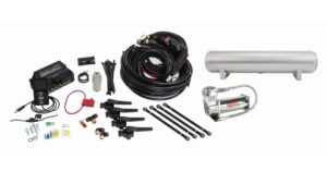 3H Air Management (FNPT Manifold, 1/4" Air Line, 4 Gallon 5-Port Raw Aluminum Tank, VIAIR 444C Compressor)