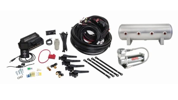 3H Air Management (FNPT Manifold, 3/8" Air Line, 2.5 Gallon Raw Aluminum Tank, VIAIR 444C Compressor)