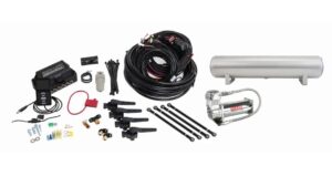 3H Air Management (FNPT Manifold, 3/8" Air Line, 4 Gallon 5-Port Raw Aluminum Tank, VIAIR 444C Compressor)