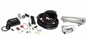 3P Air Management (FNPT Manifold, 1/4" Air Line, 4 Gallon 5-Port Polished Aluminum Tank, VIAIR 444C Compressor)