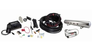 3P Air Management (FNPT Manifold, 1/4" Air Line, 5 Gallon Polished Aluminum Tank, VIAIR 444C Compressor)