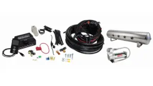 3P (3/8" Air Line, 4 Gallon 7-Port Polished Tank, VIAIR 444C Compressor)