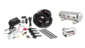 3H Air Management (FNPT Manifold, 1/4" Air Line, 2.5 Gallon Polished Aluminum Tank, VIAIR 444C Compressor)