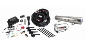 3H Air Management (FNPT Manifold, 3/8" Air Line, 5 Gallon Polished Aluminum Tank, VIAIR 444C Compressor)
